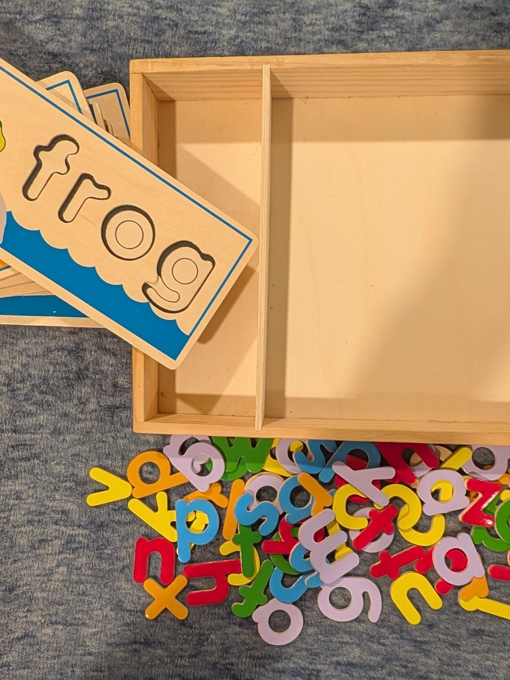 Melissa & Doug See And Spell Wooden Picture Word Puzzle Set With Letters - Picture 2 of 6